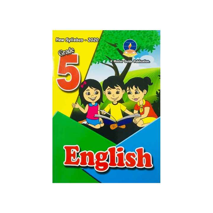 Master Guide Publications Grade 5 English Book  (මාස්ටර්ගයිඩ් ප්‍රකාශන - 5 ඉංග්‍රීසි)