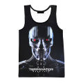 Movies Terminator 3D Printed tank tops new fashion summer Men sleeveless shirts spring Harajuku personality men's clothing tops. 
