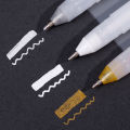 1/3PCS Silver Gold White Gel Pen set Highlight Paint White Marker Pen 0.8mm Fine Tip Refill Rod for Student Drawing Art Writing Supplies. 