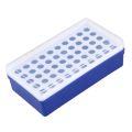Laboratory Lab Plastic 50 Sockets 1.5ml Centrifuge Tube Stand Holder Box. 
