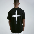 Cross printed unisex T-shirt. 