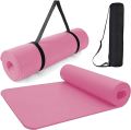 High Quality Non Slip Yoga Mat for Indoor Outdoor Training Exercise 6MM Mat with Carry Bag. 