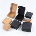 30pcs Kraft Square Shipping Boxes Mini Cardboard Boxes Presentation Favour Small Jewelry Boxes Packaging. 