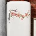 Flower Branches Bird Bedroom Living Room Study Home Decoration Wall Stickers Wholesale Self-adhesive Pegatinas De Pared. 