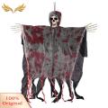 SuperRide Festive Halloween Ghost Set Spooky Halloween Hanging Ghost Decorations Set Perfect for Haunted Houses Escape Games 3 Pack Outdoor Halloween Decor. 