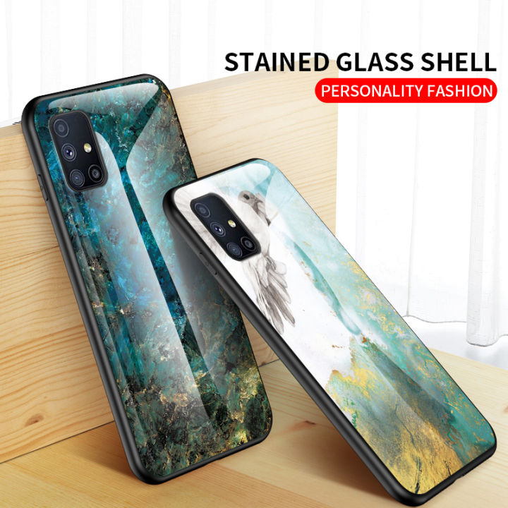 Marble%20Tempered%20Glass%20Phone%20Case%20For%20Samsung%20Galaxy%20M51%20M31S%20M31%20M21%20M11%20Hard%20Back%20Cover%20For%20Samsung%20M30S%20Anti-fall%20Case%20Coques%20-%20Image%206