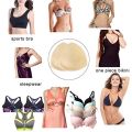 1 Pair of Silicone Foam Sponges Comfortable Triangular Bra Pads Inserts / Removable Push Up Bra Pads for Women Bikini, Tops, Sports Bra, Swimsuit. 