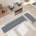 2 in 1 Kitchen Mat Floor Mat Water Absorption and Oil Absorption Household Non-slip Doormat Bathroom Mat Door Mat  " Sweet Home EMBOSSED". 