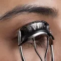 Fully Eyelashes Curler Eyelashes Curling Machine For Women And Girls Easy To Use At Home And Parlor Black Steel 10 Gram Pack Of 1. 