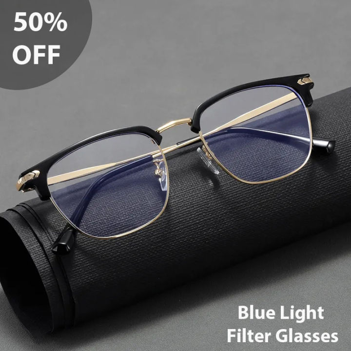 High Quality Blue Rays Filter clear lens Computer Glasses Blue Light Filter Glasses UV protection computer Glasses Cooling Glasses Frame For Men & Women reading glasses 2279