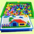 296pcs Creative Mosaic-peg board. 