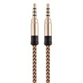 Universal 4 pole Jack TRRS Aux Cable 3.5 mm to 3.5mm headphone Cable Male to Male support Microphone music. 