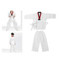 TKD Costumes Clothing Kids White Karate Uniform Cotton Comfortable for Training. 