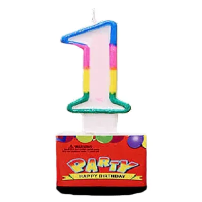 AOOLADA 19th Birthday Candles, Gold 3D Number 19 Happy Birthday Candle, Cake Topper Decorations For Teenagers Boys Girls In