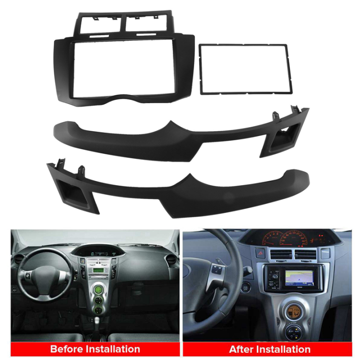 2X%20Car%20Radio%20Fascia%20Trim%20Kit,%202%20Din%20Dash%20Panel%20DVD%20Frame%20Install%20Kit%20for%20Yaris%20Vitz%20Platz%202005-2011%20-%20Image%207