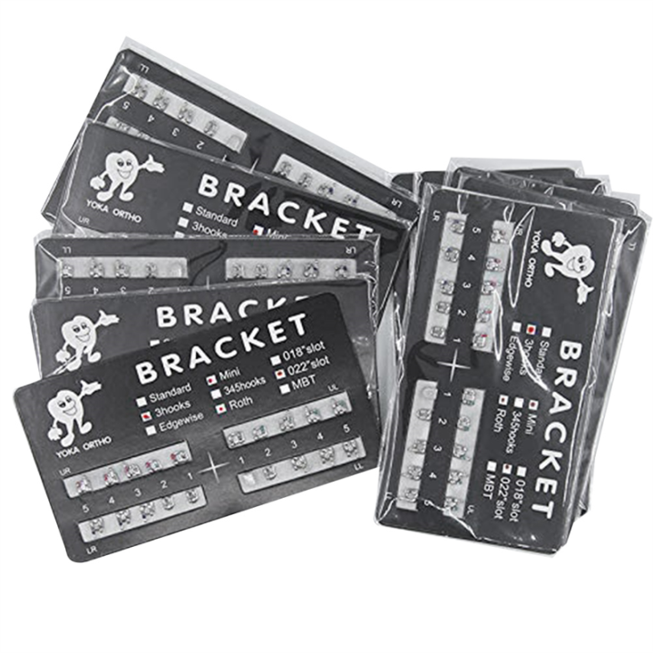 Fake Braces Braces Wax 10 Sheets/Pack 200 Pcs of Brackets MIM Roth Mini 0.022 with Hook 3
