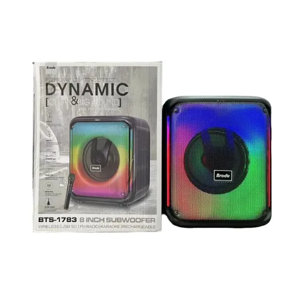 Brodu%20BTS-1783%20RGB%20dynamic%20lighting%20effect%20Bluetooth%20Audio%20Portable%20heavy%20bass%20Party%20wireless%20Speaker%20w/%20wireless%20mic%20/%20USB%20-%20Image%205
