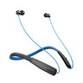 Anker Soundbuds Lite Bluetooth Headphones, Wireless Lightweight Neckband Headset, IPX5 Water Resistant Sport Earbuds with Noise Cancelling and Built-in Mic (Black and Blue). 