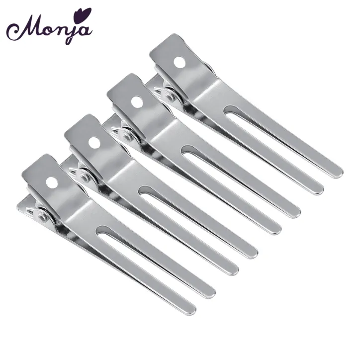 Monja%20Steel%20Hair%20Clips%20Hairdressing%20Setting%20Curl%20Hairpins%20Double%20Prong%20Barrettes%20Salon%20or%20Home%20Hair%20Accessories%20-%20Image%202