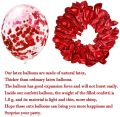100 pcs Set Red Balloons And Red Confetti Balloons 10 inch Premium Latex Balloons  - Red Party Decorations Wedding Birthday anniversary Decoration fun. 