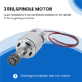 775 Spindle Motor with ER11 Collet & Connection Line, 24V 20000 R/Min,Fit for CNC 3018 Series Carving Machine. 