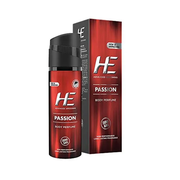He Passion Zero Gas Body Perfume 122Ml