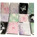 Portable Bow Notebook Unique 4pcs A7 Butterfly Butterfly Notepad Mini Coil Planner for Birthday Kids Party Celebration Girl. 