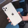 【ThinkWay】Transparent Shockproof Case for iPhone 13 12 Mini 11 Pro Max XS XR 6S 7 8 Plus Clear Anti-Knock Phone Shell Soft TPU Back Cover. 