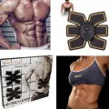 Mobile-Gym 6 Pack EMS Tummy Flatter, Weight Loss Muscle Toning/Fitness Technology Kit 6 Pack Abs, Wireless Electro Pad Portable Gym Trainer for Men/Women. 