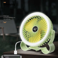 Sutuiying New Desktop Mute Large Wind Usb Electric Fan Cooling Magic Dormitory Bed Nightlight Table Type Small Fan. 
