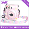 Samurry 1Set For Instax Mini 12 Transparent Camera Bag Travel Shoulder Bag with Sticker. 