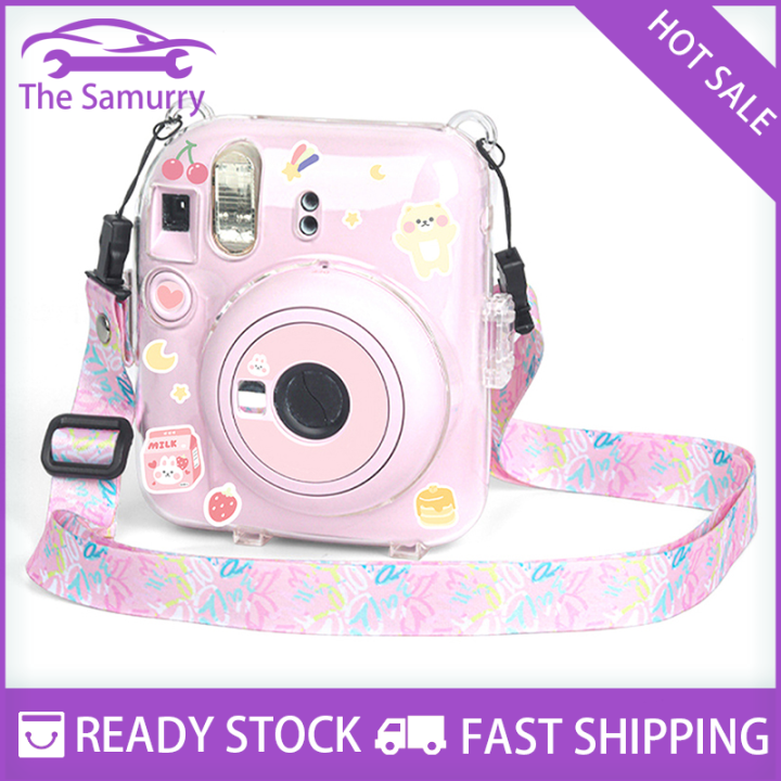 Samurry%201Set%20For%20Instax%20Mini%2012%20Transparent%20Camera%20Bag%20Travel%20Shoulder%20Bag%20with%20Sticker%20-%20Image%207