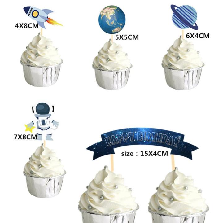 Outer%20Space%20Theme%20Party%20Decoration%20Astronaut%20Rocket%20Cake%20Per%20Birthday%20Party%20Cupcake%20Flag%20Dessert%20Table%20Tag%20Cake%20Decoration%20-%20Image%206