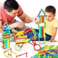Stick Blocks  Building Toy Building Blocks Bars Different Shape Educational Construction Engineering Set 3D Puzzle, Interlocking Creative Connecting Kit, Great STEM Toy for Both Boys and Girls. 