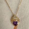 Rapunzel Crown Charm Necklace For Women Girls Gold Plated Princess Crown Necklace Wedding Geek Jewelry Rapunzel Accessories Gift. 