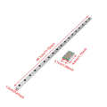 Linear Guide Rail - MGN12H Miniature 450mm Length 12mm Width + Slide Block Adopting 4-Point Contact Design. 