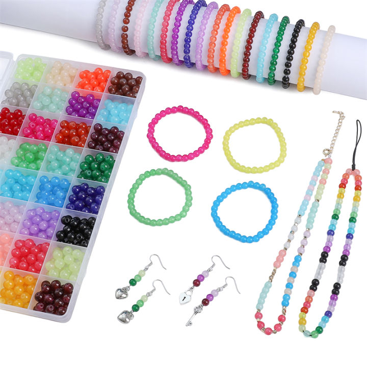 1%20Box%206/8mm%2024%20Colors/Lot%20Imitation%20Jade%20Glass%20Round%20Bead%20for%20Bracelet%20Necklace%20DIY%20Jewelry%20Making%20-%20Image%208