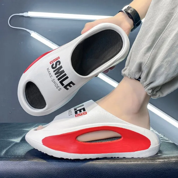 2023 Summer Sneaker Slippers Thick Bottom Platform Slides For Women MenSoft EVA Hollow Unisex Sports Sandals Casual Beach Shoes