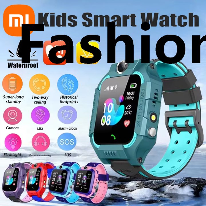 Fashions Fashion Xiaomi Kids 4G Smart Watch SOS GPS Location Call Child ...