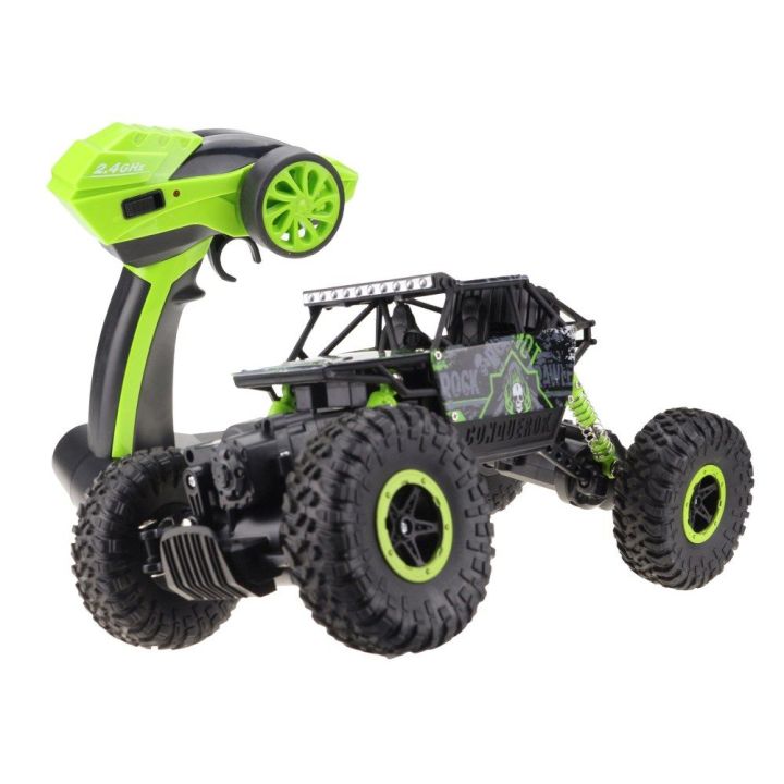 Rechargeable off-road (1:16RC) Metal Monster Truck Remote Control Car 2.7Mhz High Speed 45 Degree Slope Climbing Four Drive Output Vehicle 4WD Racing Truck Toys