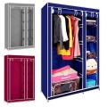 Folding Storage 2 door Wardrober Storage Wardrobe Cupboard Stylish look and Space Saving Portable Simple Wardrobe Clothes An Stuff Storage. 