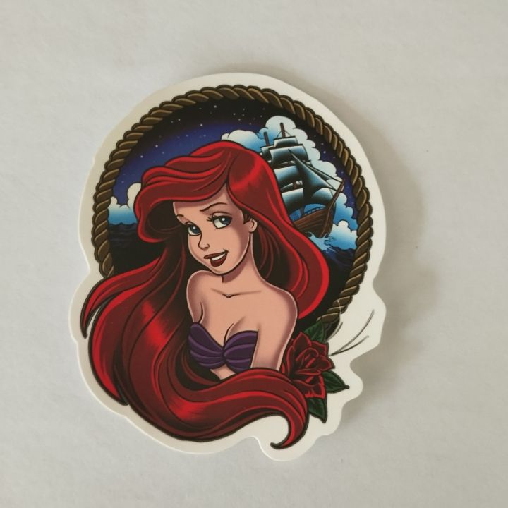 Disney%20Cartoon%20Stickers%20cartoon%20graffiti%20stickers%20waterproof%20-%20The%20Little%20Mermaid%20-%20Image%205