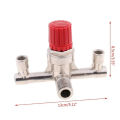 Air compressor Regulator valve double outlet tube switch pressure regulator valve fitting part for piston. 