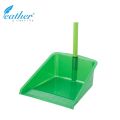 LONG HANDLE DUSTPAN  70CM PLASTIC COATED METAL HANDLE  - FEATHER BRAND. 