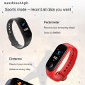 sunshine44 Smart Band Watch Bracelet Wristband Fitness Tracker Blood Pressure HeartRate M3 PH. 