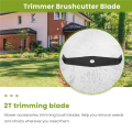 SptrryBrush Cutter Grass Trimmer Knife Cutting Steel Blade 2 Tooth 2T Trimmer Blade 305 X 25.4 X 3Mm for Brushcutter. 
