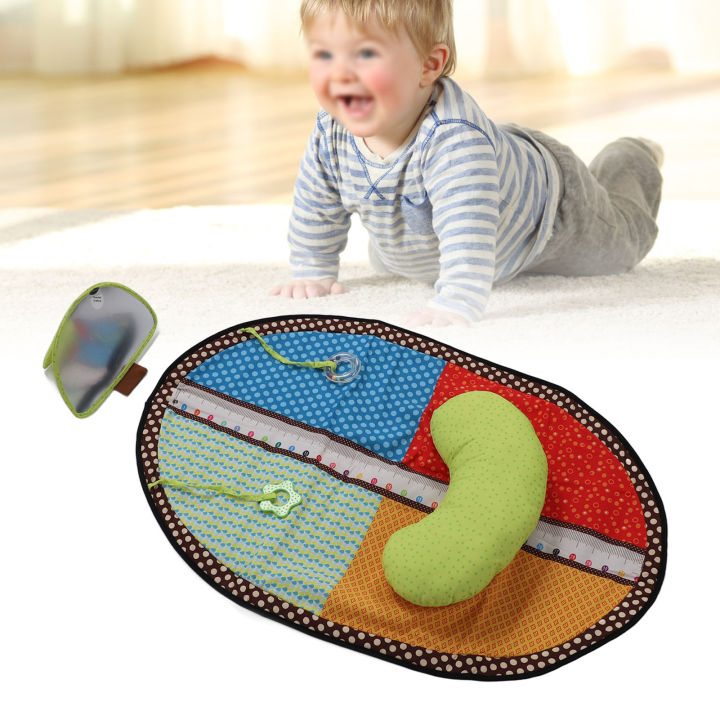 Tummy%20Time%20Pillow%20Play%20Mat%20Baby%20Tummy%20Time%20Mirror%20Play%20Mat%20with%20Height%20Scale%20Collapsible%20Waterproof%20Tummy%20Time%20Pillow%20Support%20-%20Image%206