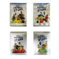 【Fanco Toy store】Star Card Football Player Cards 50 Sheets European and American Football Star Footballers Foil Cards Gifts. 