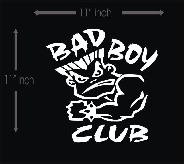 Bad Boy Stickers Two Pieces For Car Scooter Bike Van Laptop Hell