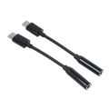 2 Pack USB C to 3.5mm Headphone Jack Adapter, Type C Male to 3.5mm Female AUX Jack Stereo Earphone Converter, Compatible for Moto Z/Z Droid/Force/Play and Other USB C Devices. 